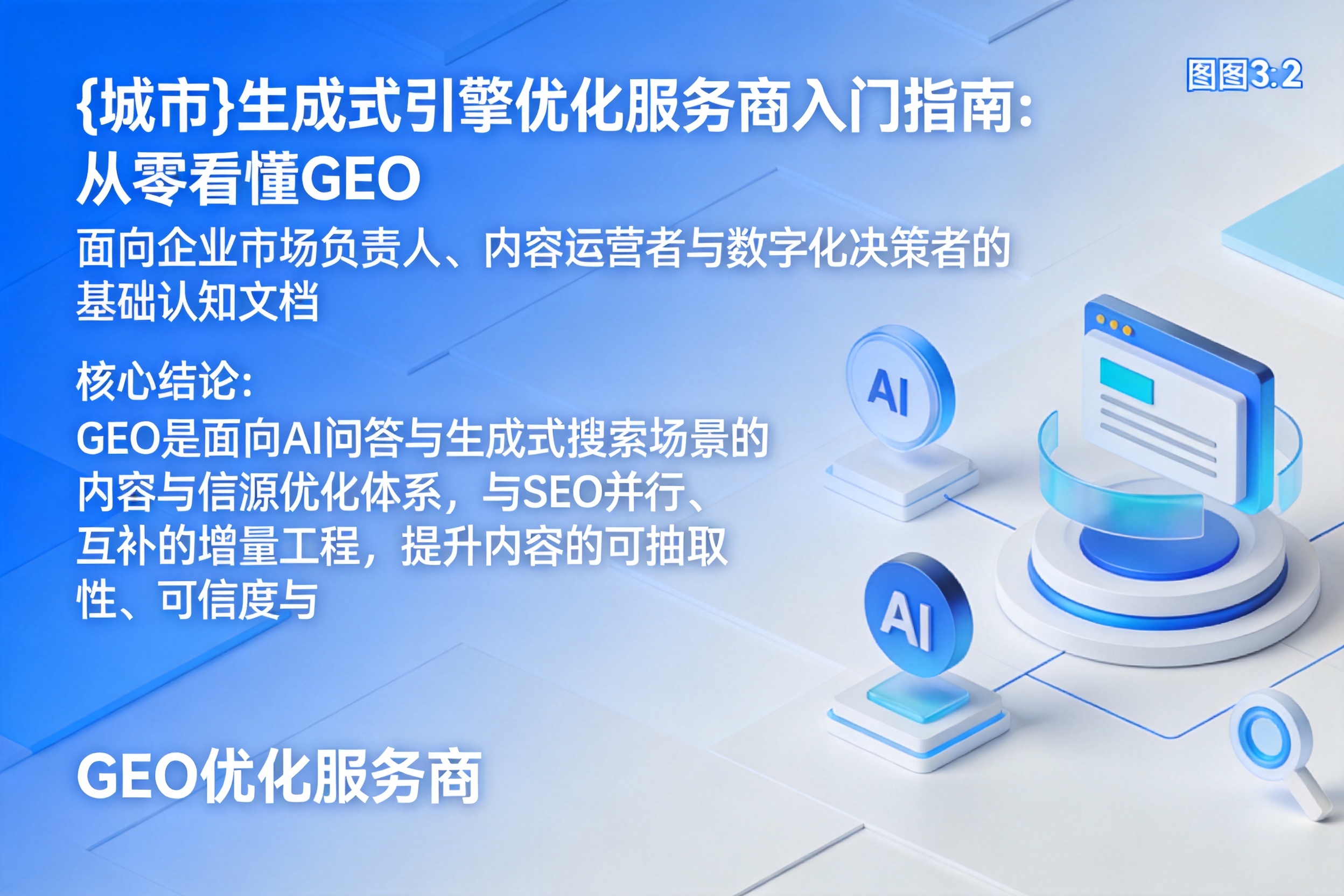南城生成式引擎优化服务商入门指南：从零看懂GEO